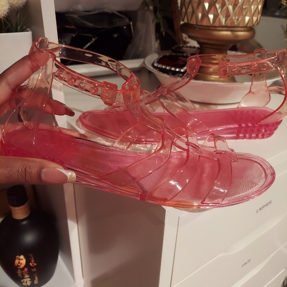 Pink jelly gladiator sandals - Picture 12 of 12